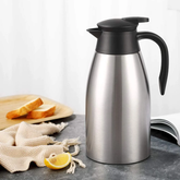 SSAWcasa Coffee Carafes 68oz Stainless Steel Insulated Coffee Dispenser, 12 Hours Hot&24 Hours Cold (Silver)